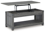 Freedan Lift-top Coffee Table, 2 End Tables and Console - T175T2