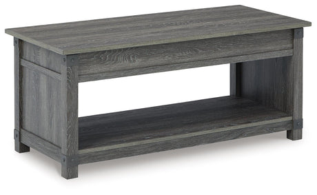 Freedan Lift-top Coffee Table, 2 End Tables and Console - T175T2