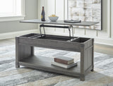 Freedan Lift-top Coffee Table, 2 End Tables and Console - T175T2