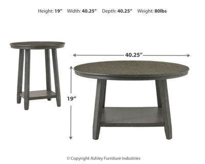 Caitbrook Table (Set of 3) - T188-13