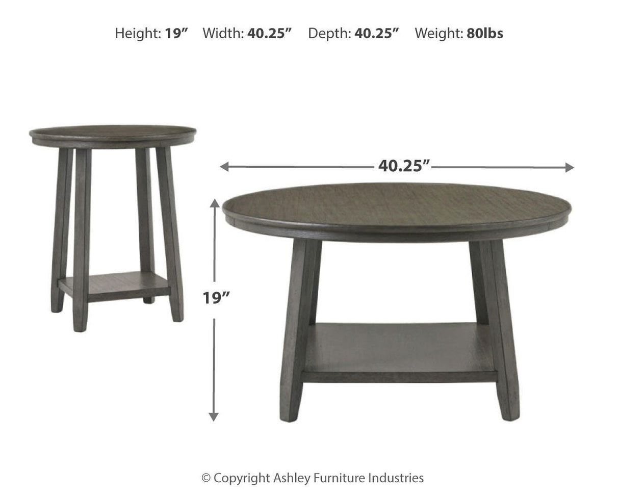 Caitbrook Table (Set of 3) - T188-13
