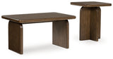 ZBENCH   T315-12   SHAWBECK   TABLE   SET - T315-12
