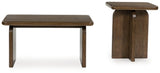 ZBENCH   T315-12   SHAWBECK   TABLE   SET - T315-12