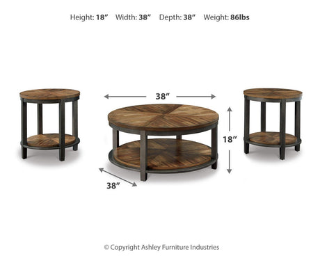 Roybeck Table (Set of 3) - T411-13
