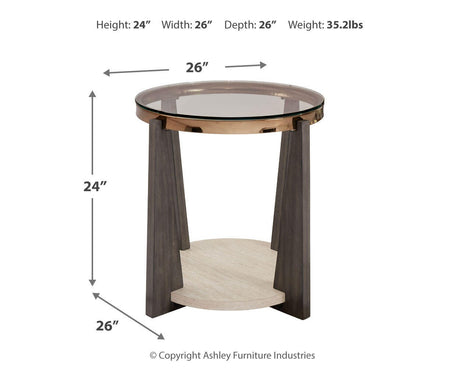 Frazwa Coffee Table and 2 End Tables - T432T1