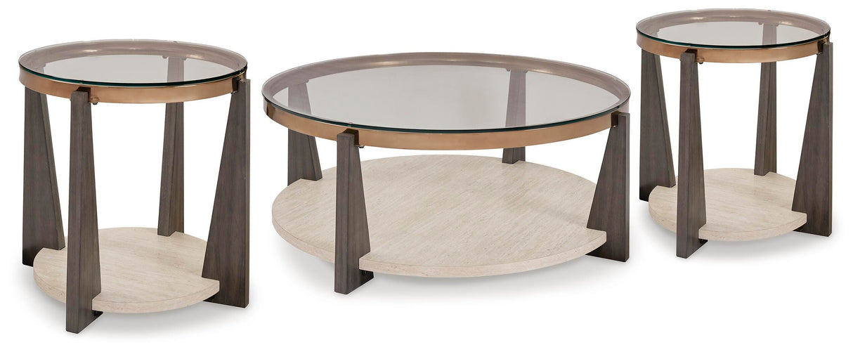 Frazwa Coffee Table and 2 End Tables - T432T1