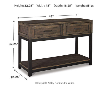 Johurst Sofa/Console Table - T444-4
