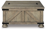 Aldwin Coffee Table With Storage - T457-20