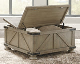 Aldwin Coffee Table With Storage - T457-20