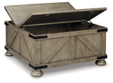 Aldwin Coffee Table With Storage - T457-20