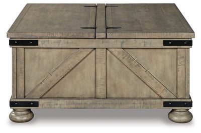 Aldwin Coffee Table With Storage - T457-20