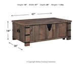 Hollum Lift-Top Coffee Table - T466-9