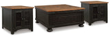 Valebeck Coffee Table and 2 End Tables - T468T2