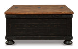 Valebeck Coffee Table with Lift Top - T468-00