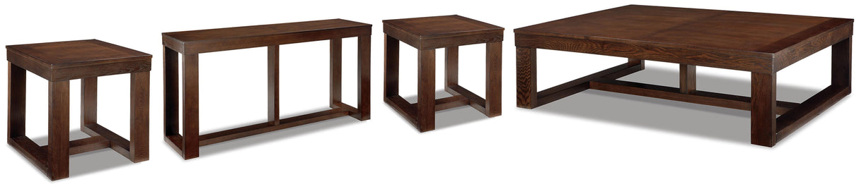 Watson Coffee Table and 2 End Tables with Console - T481T1