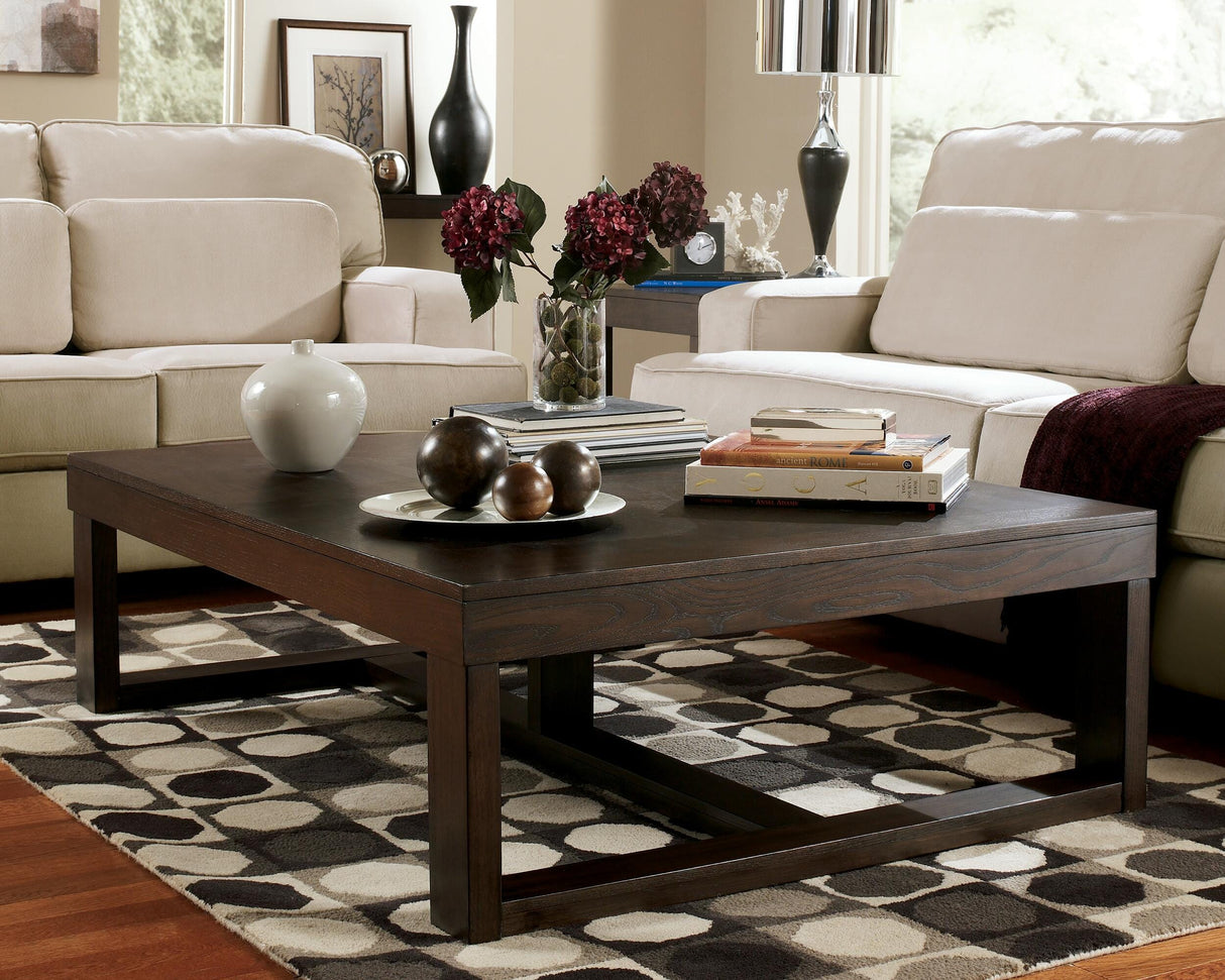 Watson Coffee Table and 2 End Tables with Console - T481T1