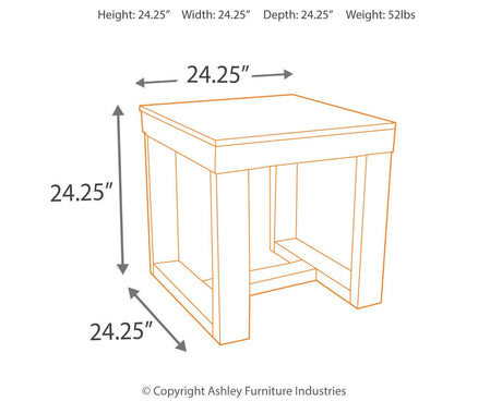 Watson Coffee Table and 2 End Tables - T481T2