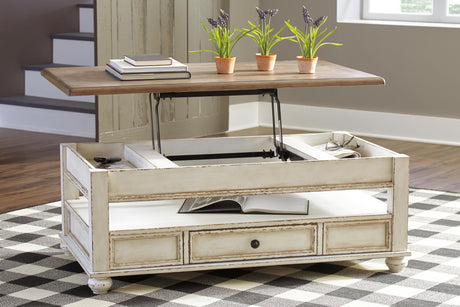 Realyn Coffee Table with Lift Top - T523-9