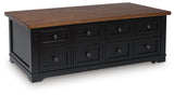 Wildenauer Lift-Top Coffee Table - T664-9
