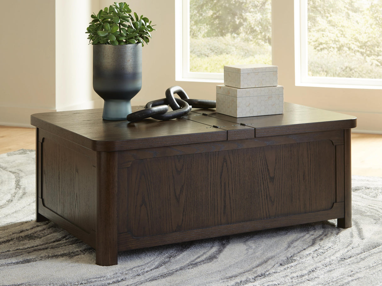 Breckington Coffee Table With Storage - T678-20