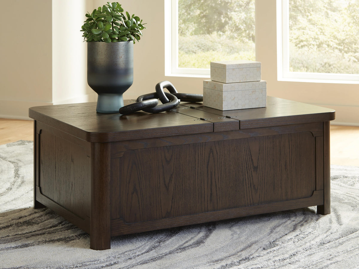 Breckington Coffee Table With Storage - T678-20