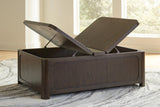 Breckington Coffee Table With Storage - T678-20