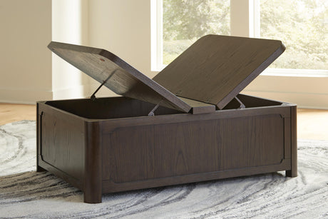 Breckington Coffee Table With Storage - T678-20
