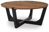 Hanneforth Coffee Table and 2 End Tables - T726T1