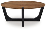 Hanneforth Coffee Table and 2 End Tables - T726T1