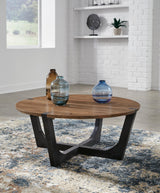 Hanneforth Coffee Table and 2 End Tables - T726T1