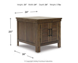 Moriville Lift-top Coffee Table and 2 End Tables - T731T1