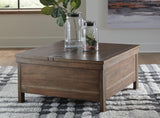 Moriville Lift-top Coffee Table and 2 End Tables - T731T1