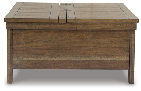 Moriville Lift-top Coffee Table and 2 Chairside End Tables - T731T2
