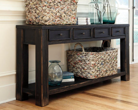 Gavelston Sofa/Console Table - T732-4