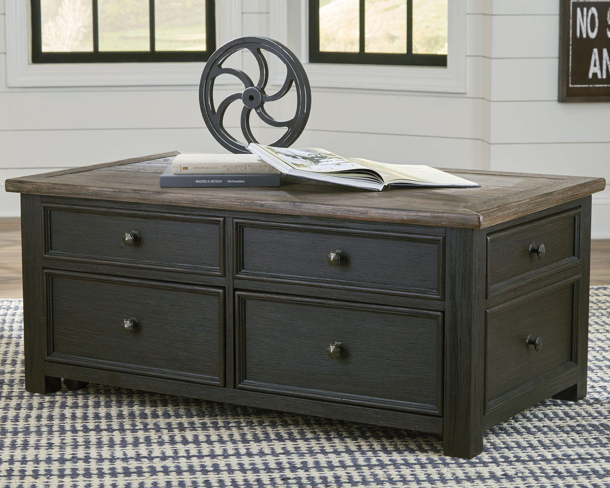 Tyler Creek Coffee Table with Lift Top - T736-20