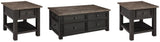 Tyler Creek Coffee Table and 2 End Tables - T736T2