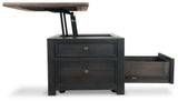 Tyler Creek Coffee Table and 2 End Tables with Console - T736T3
