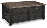 Tyler Creek Coffee Table and 2 End Tables with Console - T736T3