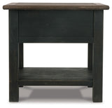 Tyler Creek Coffee Table and 2 End Tables with Console - T736T3