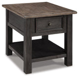 Tyler Creek Coffee Table and 2 End Tables with Console - T736T3