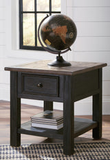 Tyler Creek Coffee Table and 2 End Tables with Console - T736T3