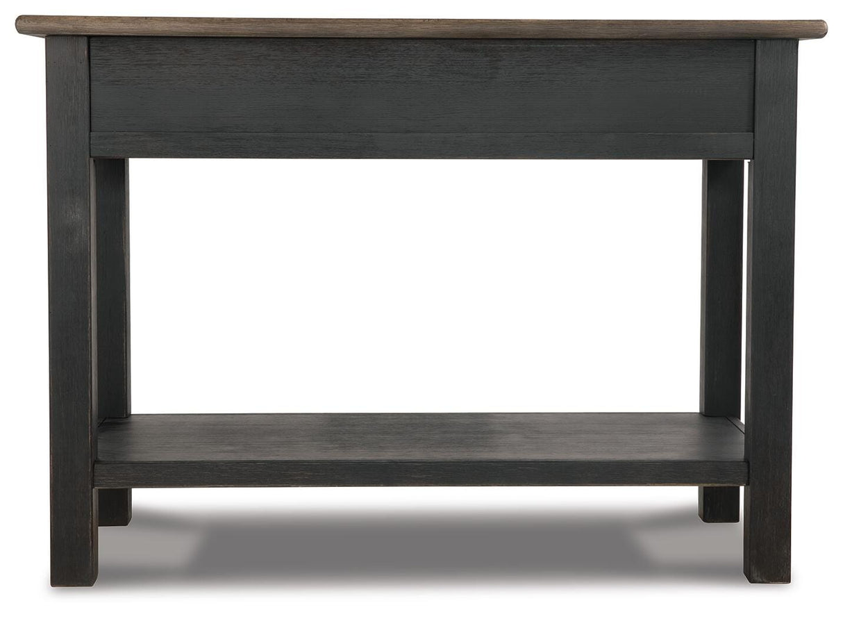 Tyler Creek Coffee Table and 2 End Tables with Console - T736T3