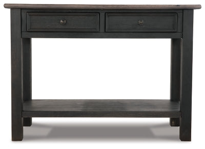 Tyler Creek Coffee Table and 2 End Tables with Console - T736T3