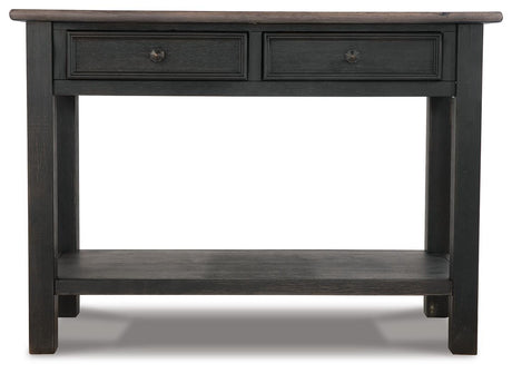 Tyler Creek Coffee Table and 2 End Tables with Console - T736T3