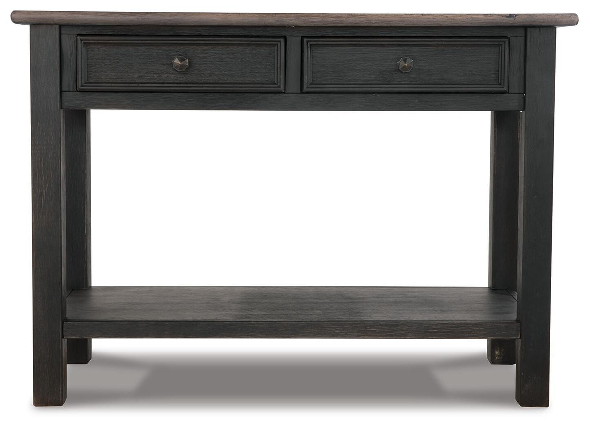 Tyler Creek Coffee Table and 2 End Tables with Console - T736T3