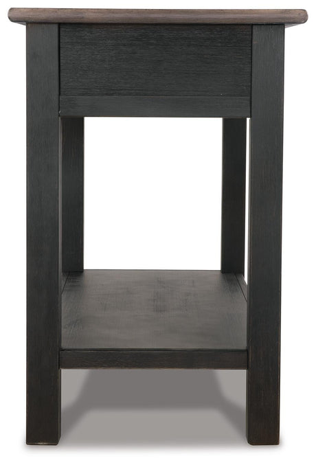 Tyler Creek Coffee Table and 2 End Tables with Console - T736T3