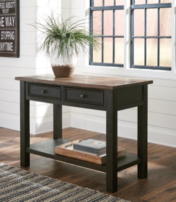 Tyler Creek Coffee Table and 2 End Tables with Console - T736T3