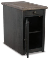 Tyler Creek Chairside End Table with USB Ports & Outlets - T736-7