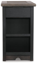 Tyler Creek Chairside End Table with USB Ports & Outlets - T736-7