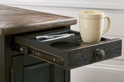 Tyler Creek Coffee Table and 2 Chairside End Tables - T736T1